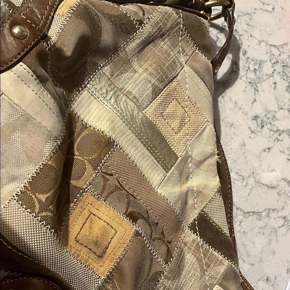 Coach patchwork bag